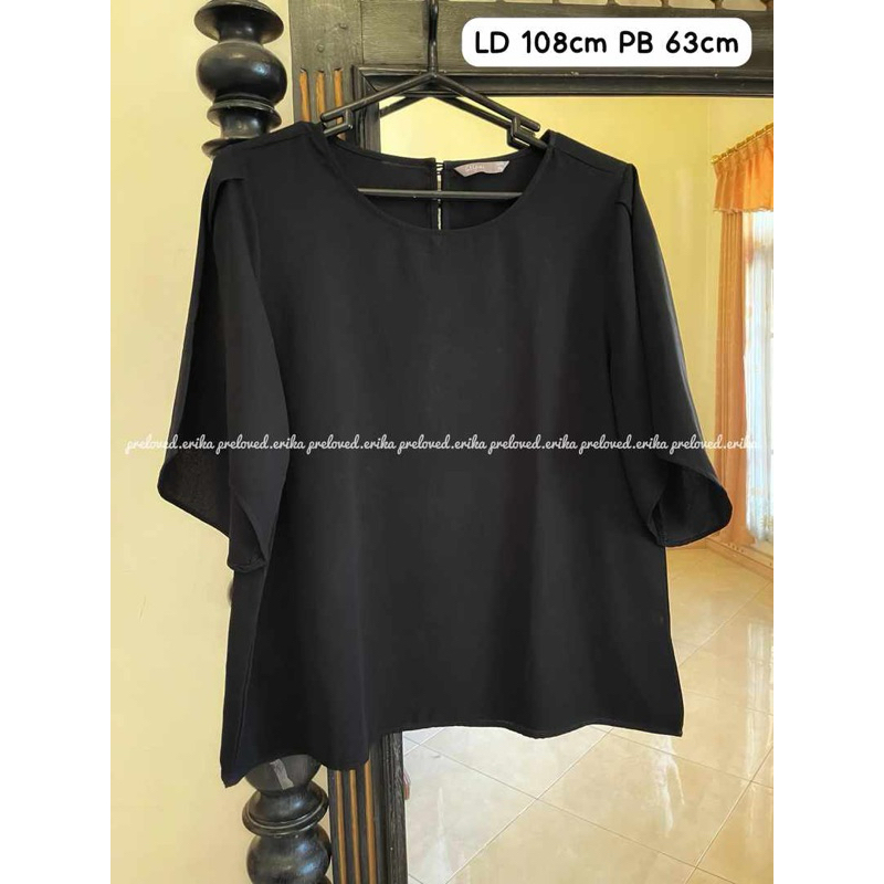 BLOUSE HITAM PL / BLOUSE HITAM PRELOVE / BLOUSE PL