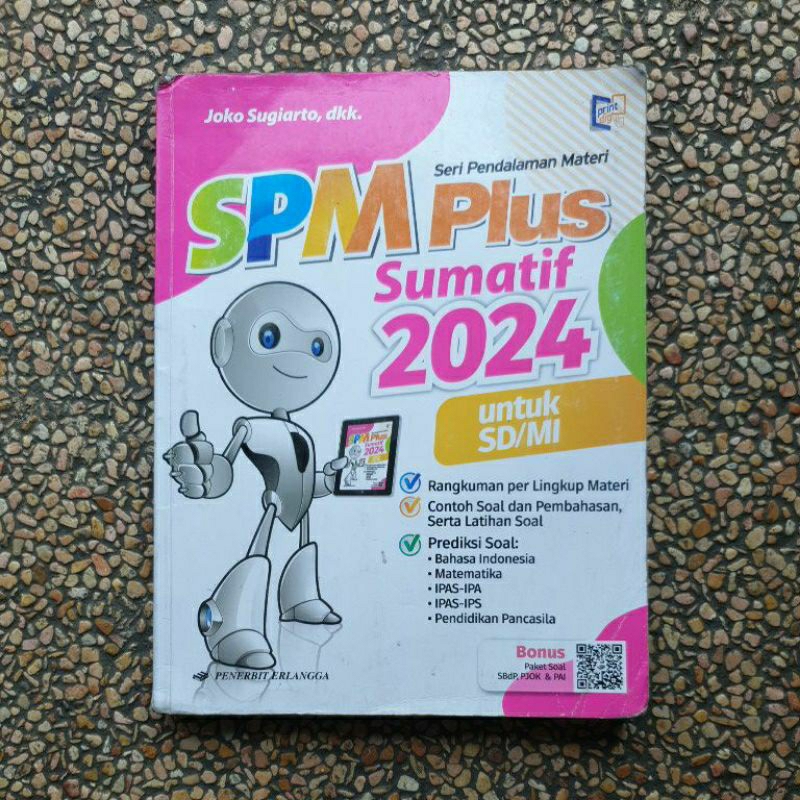 Buku Soal Ujian Sekolah. Spm Plus Us Sd/Mi Tahun 2022.2023.2024 Seri Pendalaman Materi. Bekas dan Ba