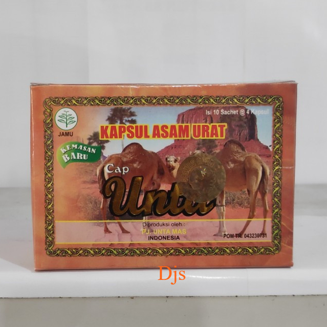 KapsuI Cap Unta Asam Urat Pegelinu Original.