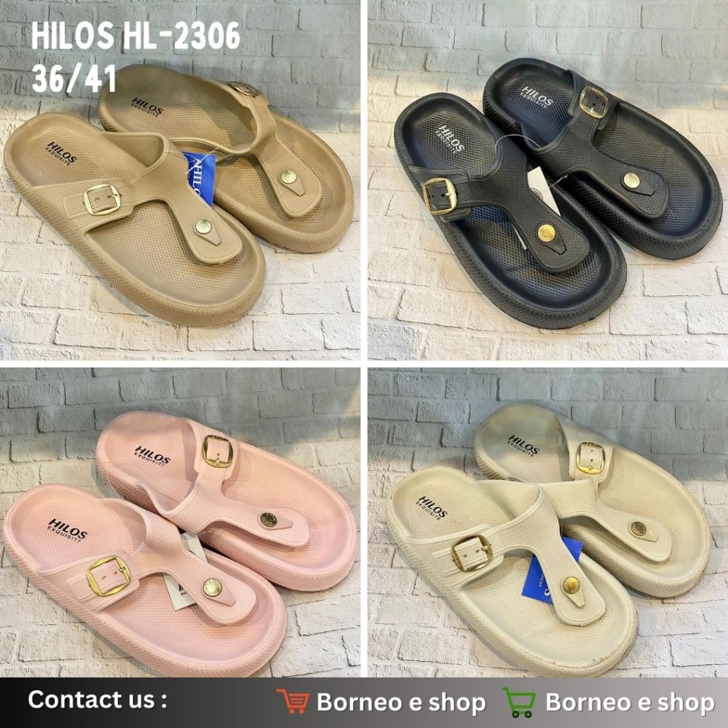 [BISA COD] Sandal jepit wanita remaja dewasa, sendal jalan wanita dewasa model terbaru Hilos 2306