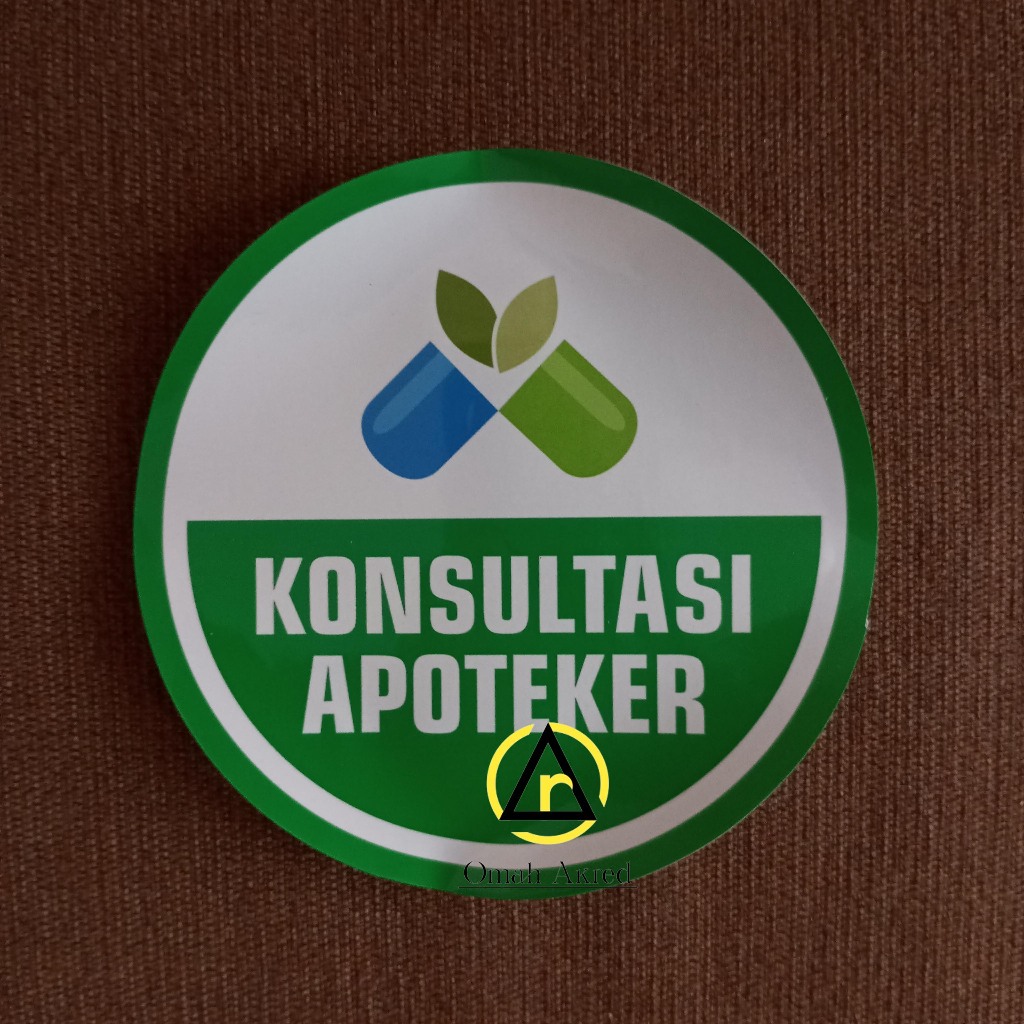 

Stiker Ruang Konsultasi Apoteker - Farmasi - Pharmacy - Apotek