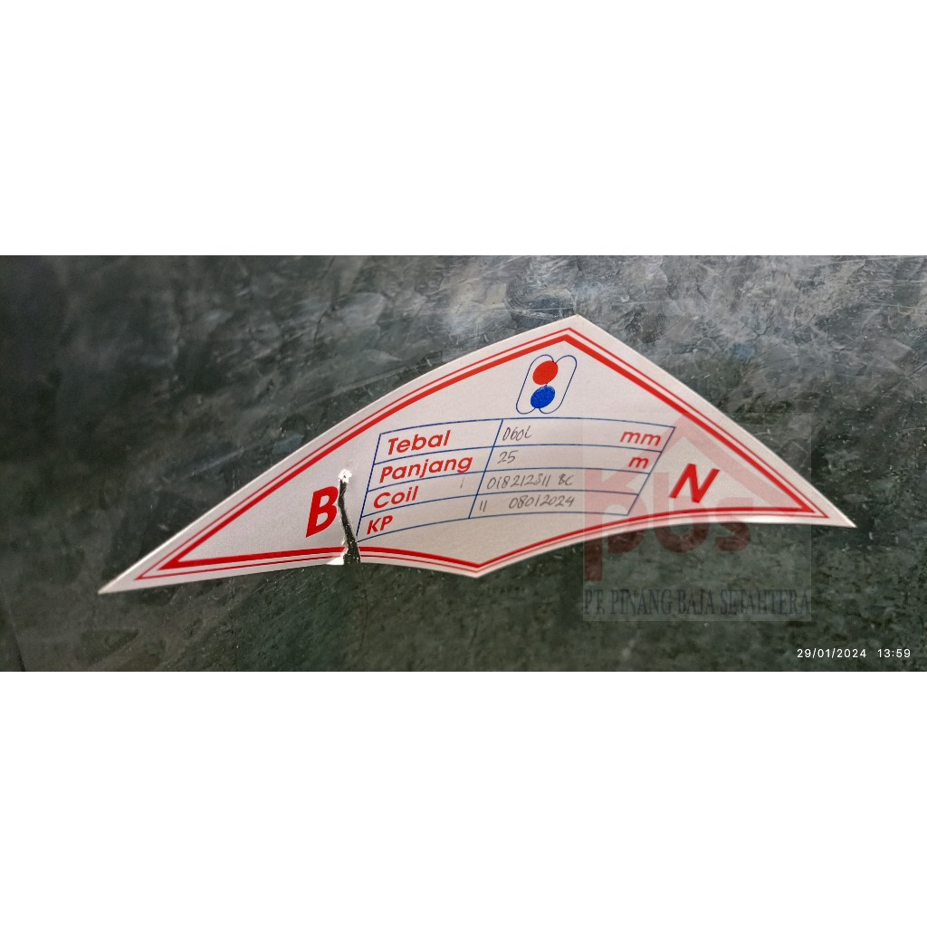 Plat Galvanis / BJLS LOKFOM Roll (120cm x 25meter)