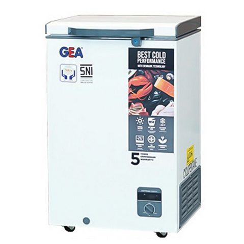 GEA CHEST FREEZER 100 LITER AB-108R / BOX FREEZER GEA AB108R 100L