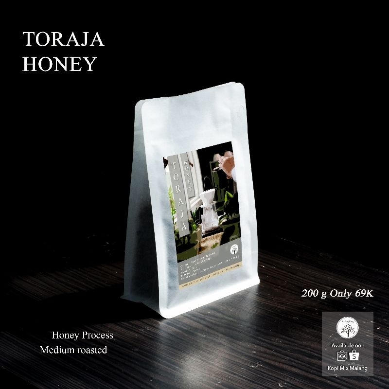 

Arabica Toraja Kalosi Honey 200 gram