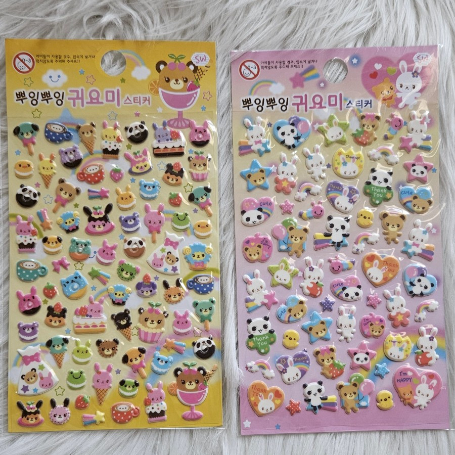 

Stiker Timbul Karakter Stiker Princess Stiker Korea Lucu