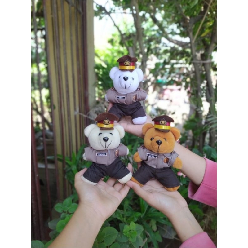 Boneka Mini Polisi 12cm