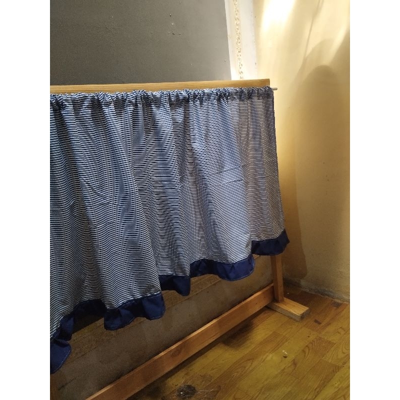 Sale gorden kolong dapur garis biru