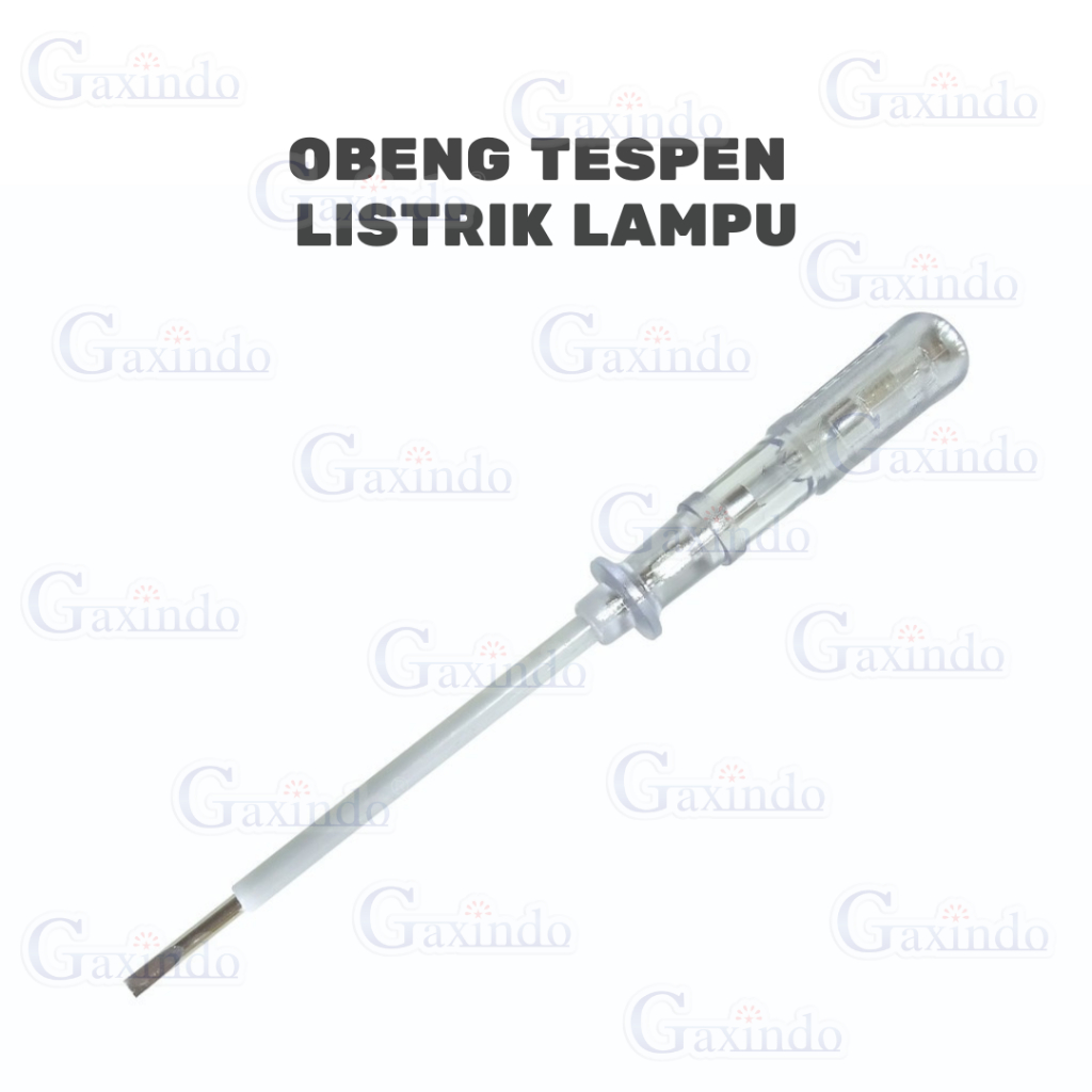 OBENG TESPEN LISTRIK LAMPU T5010 OBENG CEK ALIRAN LISTRIK LAMPU TESPEN