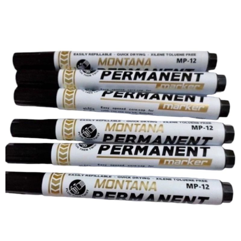 

Spidol MONTANA Permanent (MP-12) Hitam