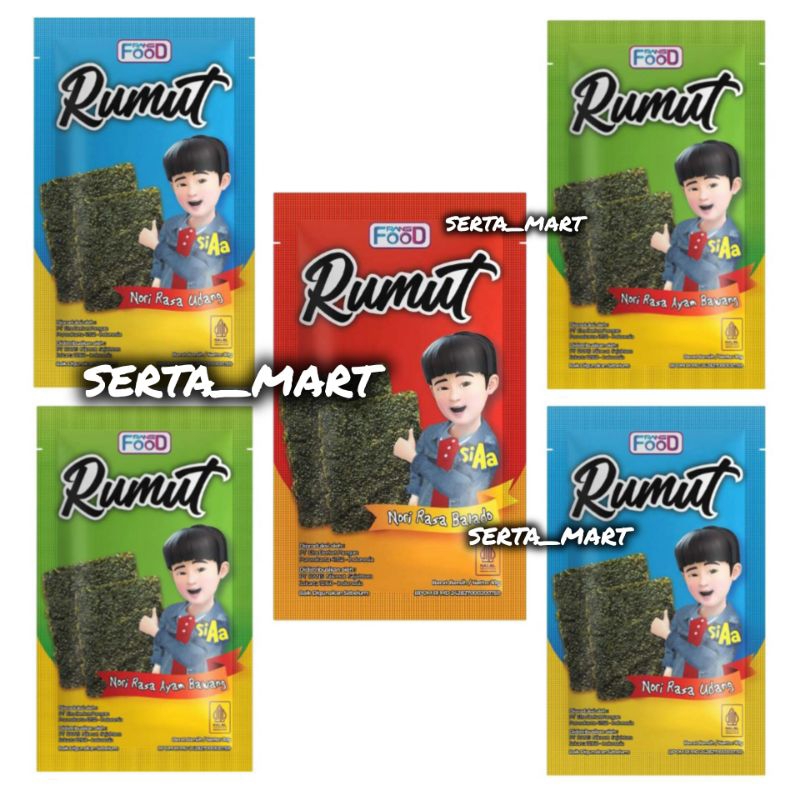 

Rans Food Rumut 10gr - Rumput Laut Udang / Ayam Bawang / Balado