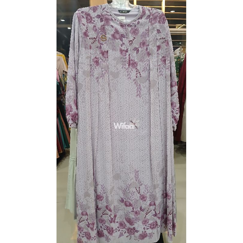 Gamis Ceruty Bunga / Gamis ceruty terbaru / Gamis Jumbo kekinian