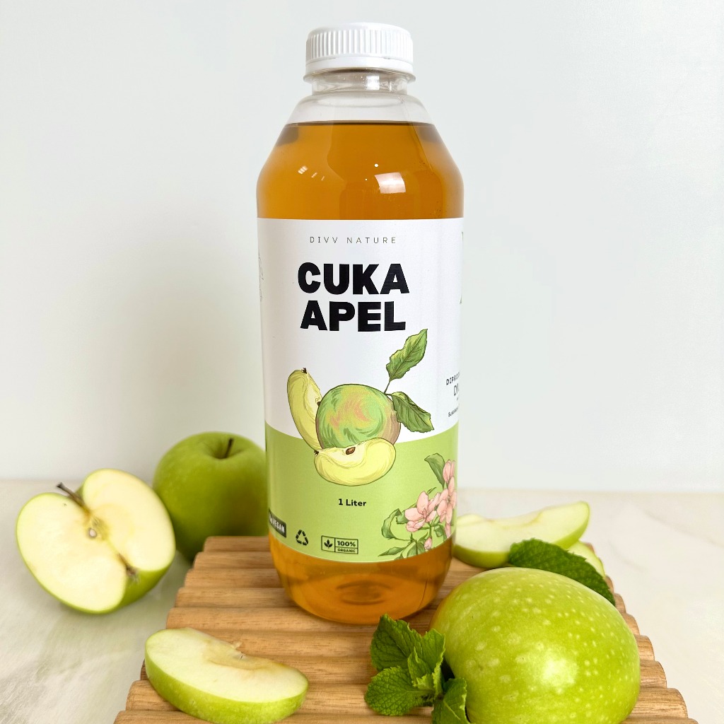 

Cuka Apel Premium 1 Liter - by DIVV Nature