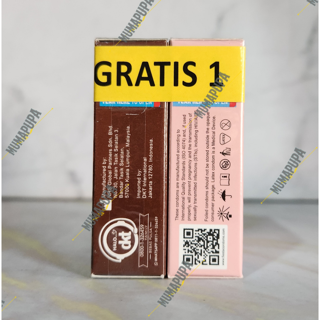 Peeony Kondom Fiesta Dotted Isi 3 (Kondom Dengan Dot)