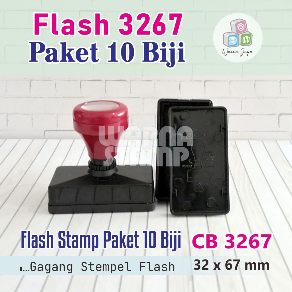 

Gagang Stempel Flash 3267mm / Paket 10 Biji / Gagang Stamp Flash Persegi Panjang / Hanya Gagang Saja