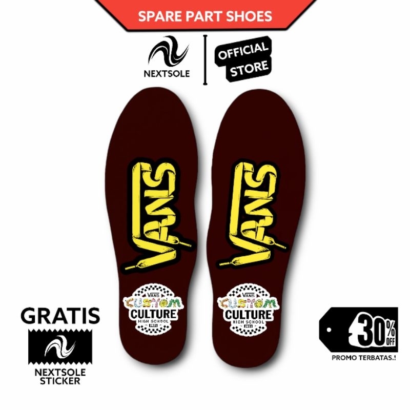 Nextsole - Insole Sepatu Vans Culture Series limited
