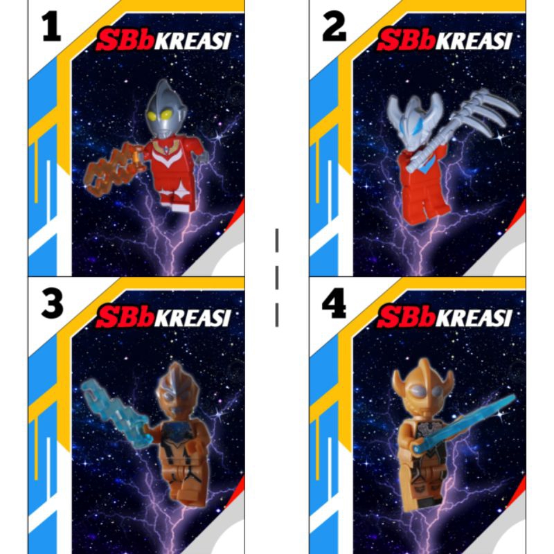Action Figure Ultraman/Mainan Brick Ultraman