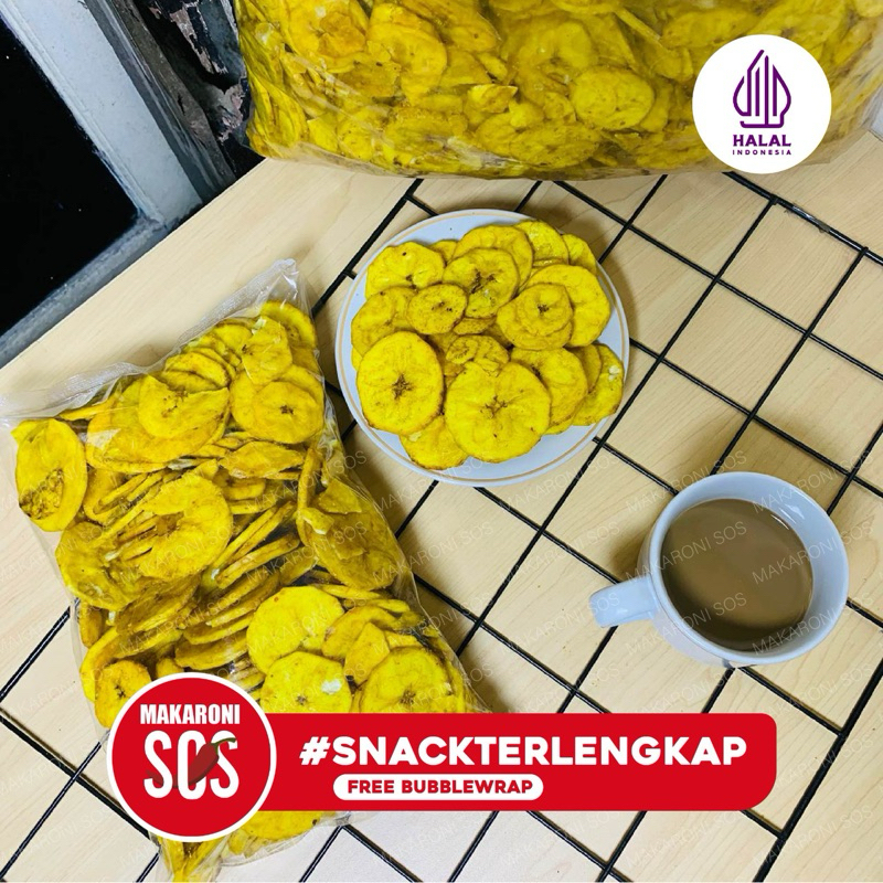 

Keripik Pisang Manis 1kg Keripik Pisang Bulat Aroma Nangka Legit Manis Pisang Nangka