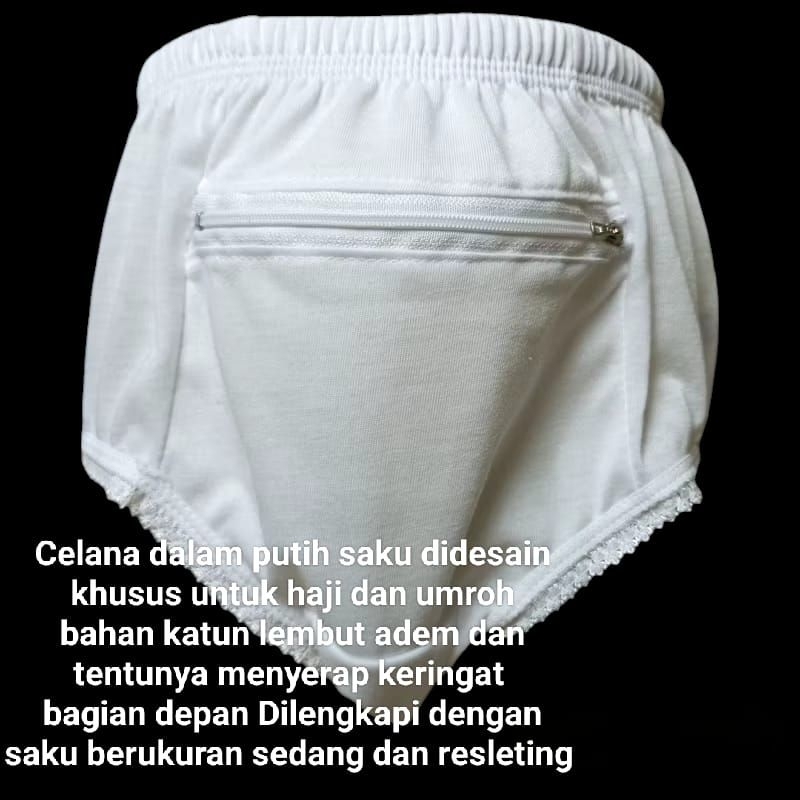 Celana Dalam Wanita/ Celana Dalam Haji/Celana Dalam Perempuan Celana Dalam Saku(GBZ)