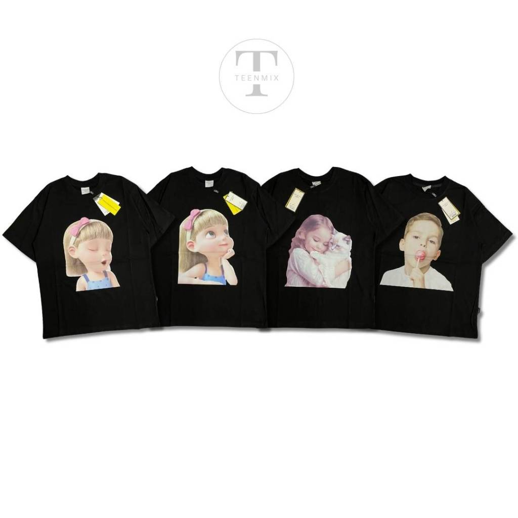 Baju Kaos ADEL Baby Face V.3 Cotton T-Shirt Baju Kaos Atasan Pria & Wanita Unisex ADEL Baby Face Bah