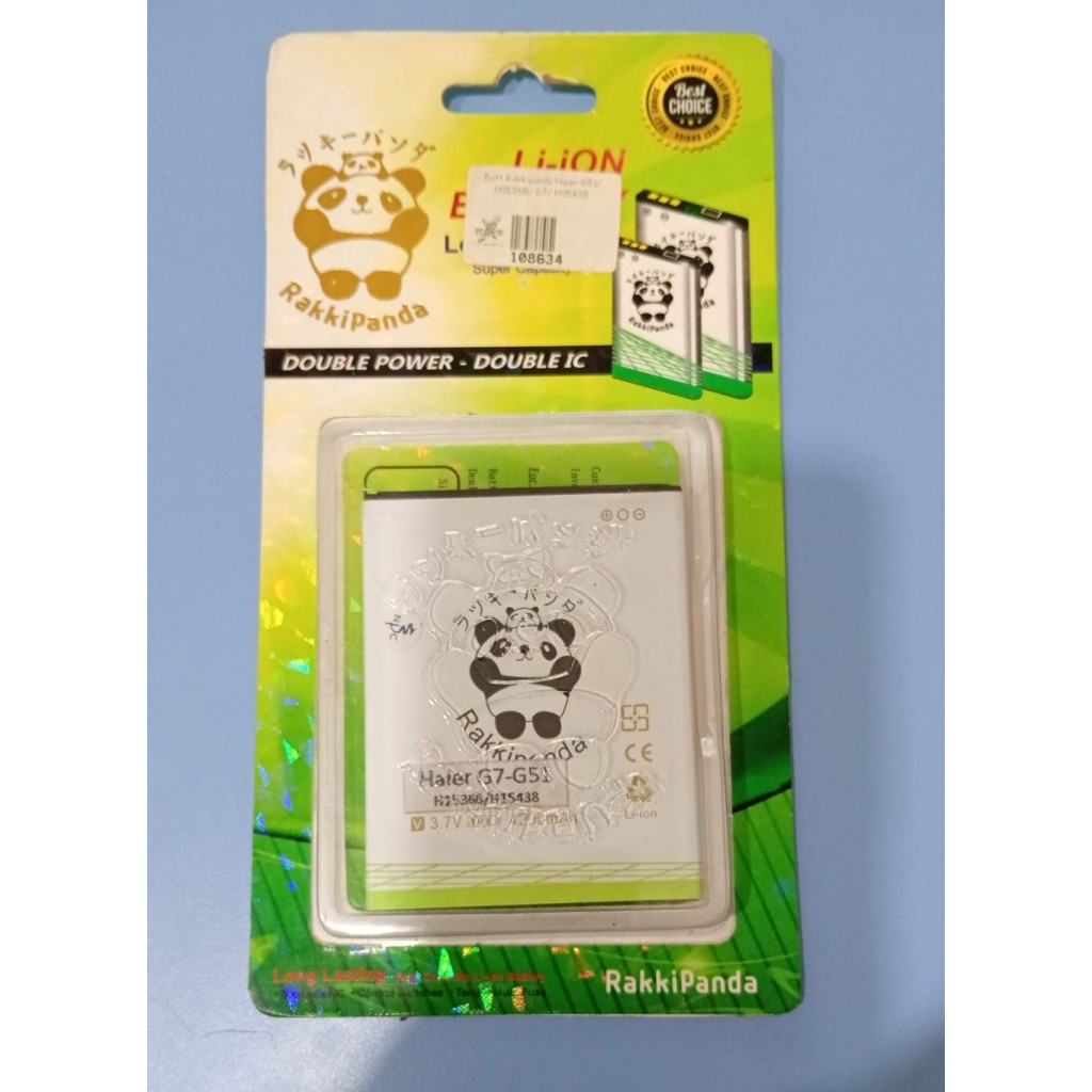 Baterai Rakkipanda Haier G51/ H15368/ G7/ H15438