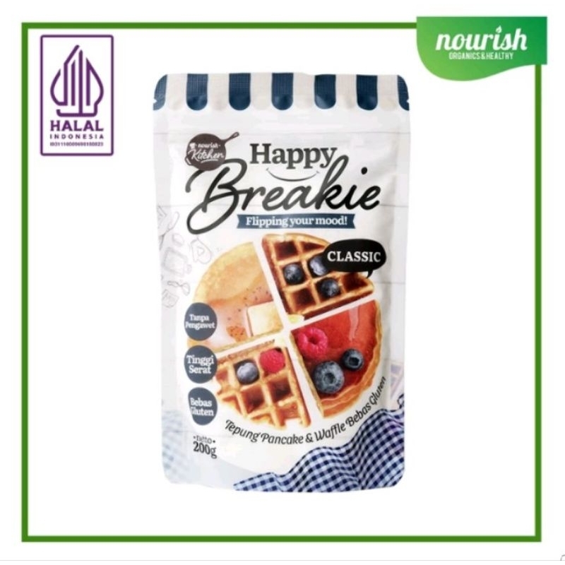 

NOURISH / Happy Breakie Gluten Free Pancake & waffle mix - Classic 200gr