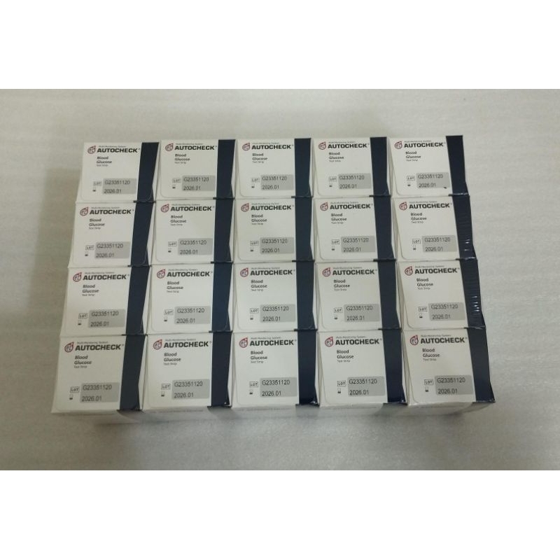 Paket Autocheck Gula Darah 25 Strip Autocheck Auto Check Blood Glucose 25 strip / stick /stik