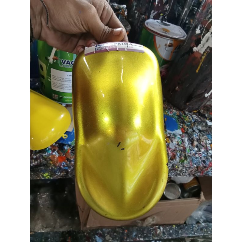 cat PU candy yellow/kuning