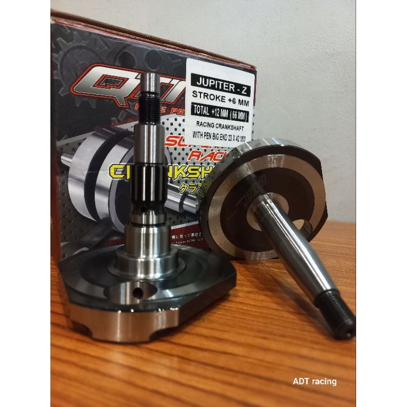 kruk as qtt jupiter z + 6mm total 12mm cnc sleep engine 200cc