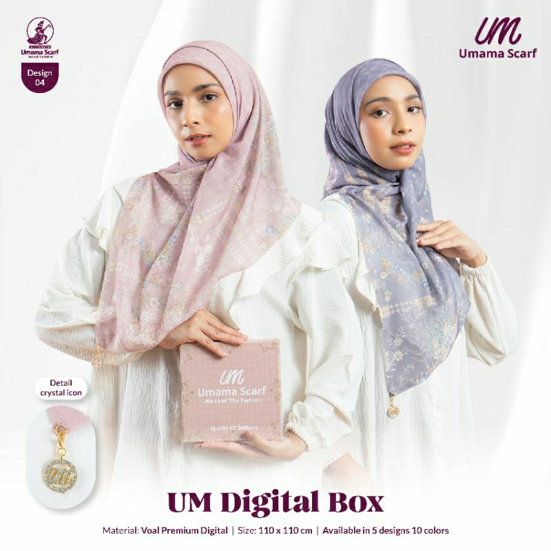 Umama digital box (design 04) umama scarf