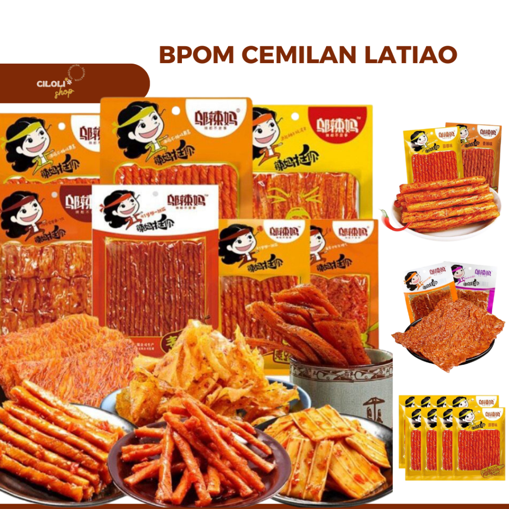 

BPOM WULAMA Gluten 100g (Cemilan Snack VIRAL) latiao/la tiao