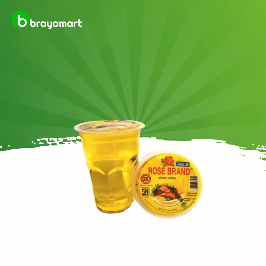 

Minyak rosebrand cup 220 ml Brayamart