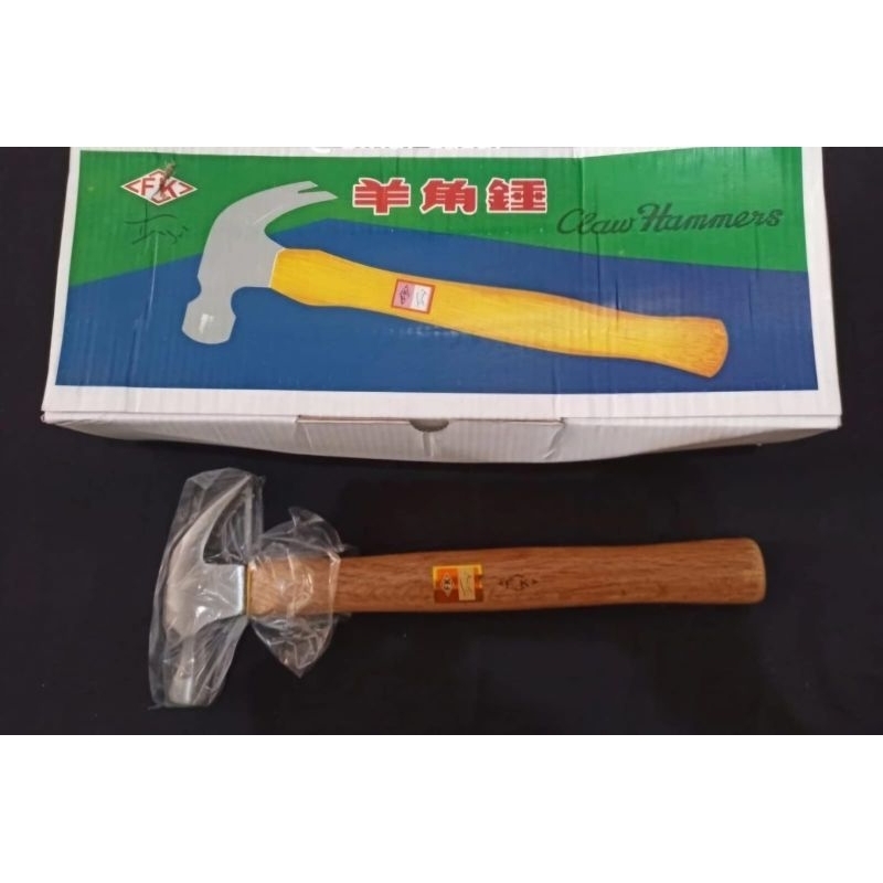 Palu gagang kayu 16oz FUKUNG asli kilat / palu kambing gagang kayu