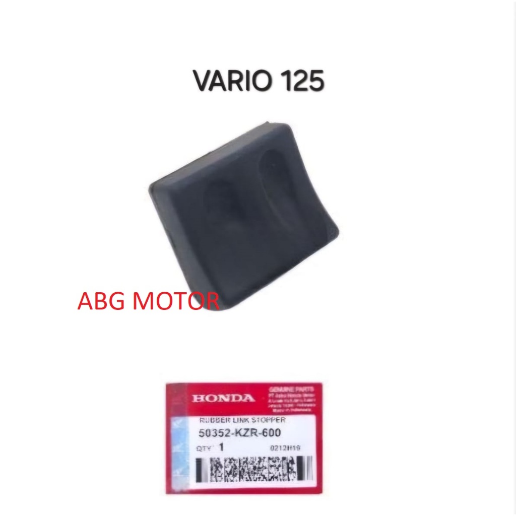 RUBBER LINK STOPPER KARET STANDAR TENGAH PEREDAM BANTALAN CAGAK VARIO 125 ORIGINAL 50352-KZR-600