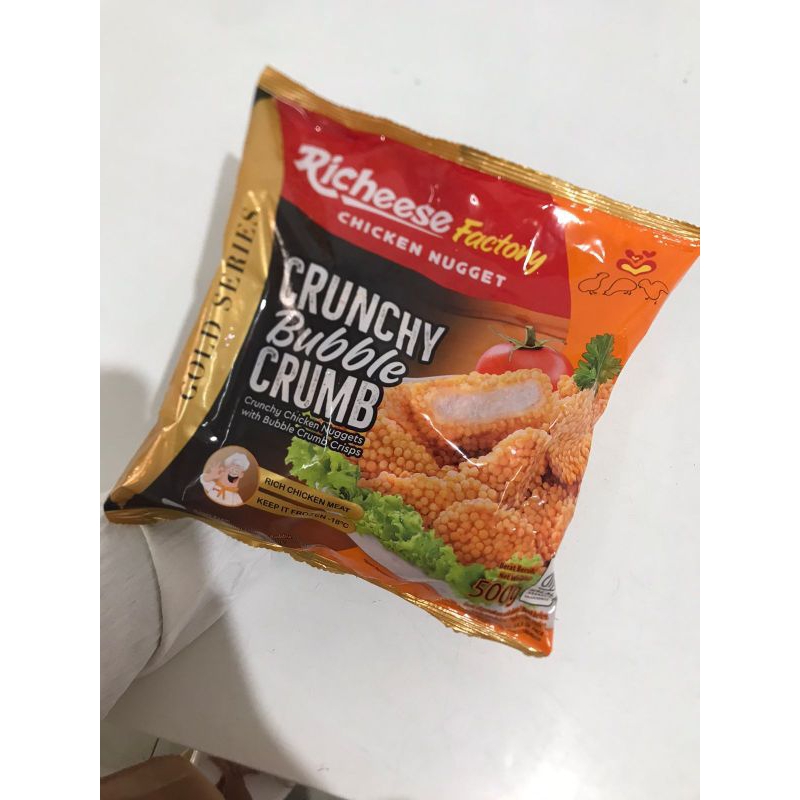 

Richeese Chicken Nugget Chruncy Bubble Crumb 500 Gram / Chicken Nugget