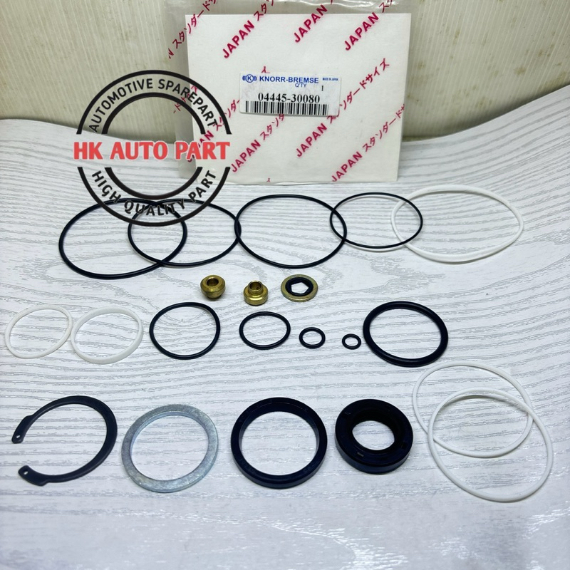 SEAL RACK POWER STEERING KIT BAWAH TOYOTA CROWN 1979 1980 1981 1982 1983 SIL RAK BAK WORM WOREM BORE