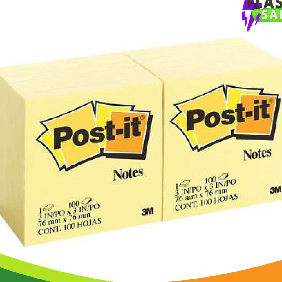 

KILAT Memo stickSticky notePosIt 654 3M kuning 1pcs