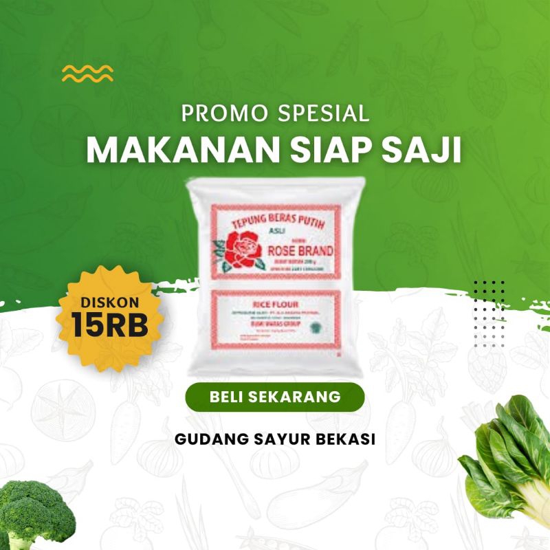 

Tepung Beras Rose Brand 500 gr