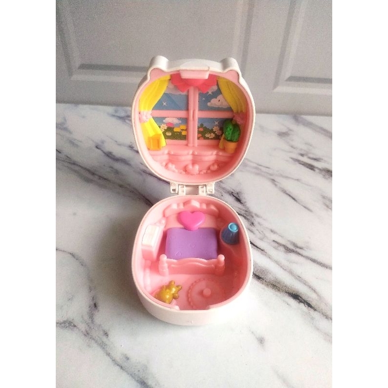 Molang Figur Diorama Rumah Pact Keyring Figure House Mainan Bekas