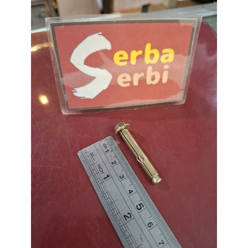 (/PCS 6x40MM DYNABOLT) Baut tanam dinding beton Kunci 8mm