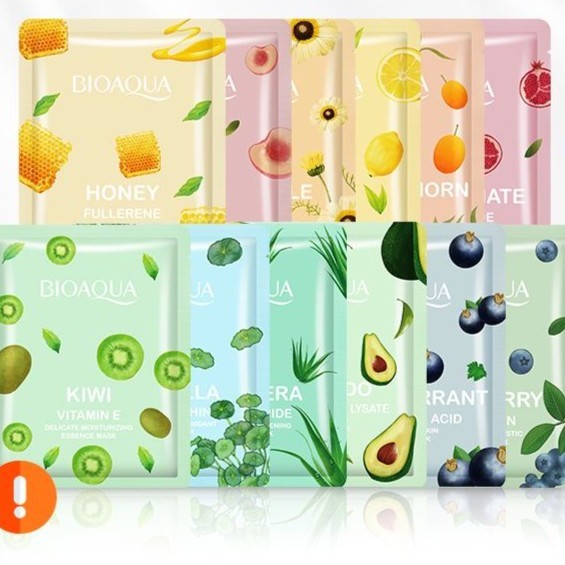 Bioaqua essence sheet mask  / Sheet Mask Bioaqua / Masker Wajah Bioaqua / masker wajah /sheet mask