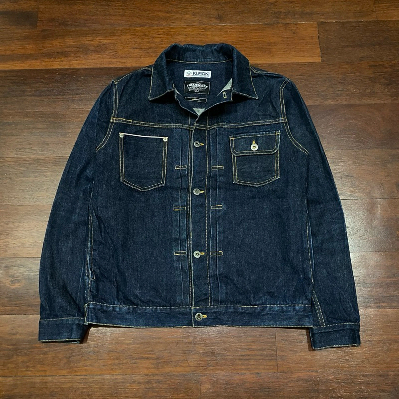 Frizmworks Kuroki Japanese Selvedge Trucker Denim Jacket