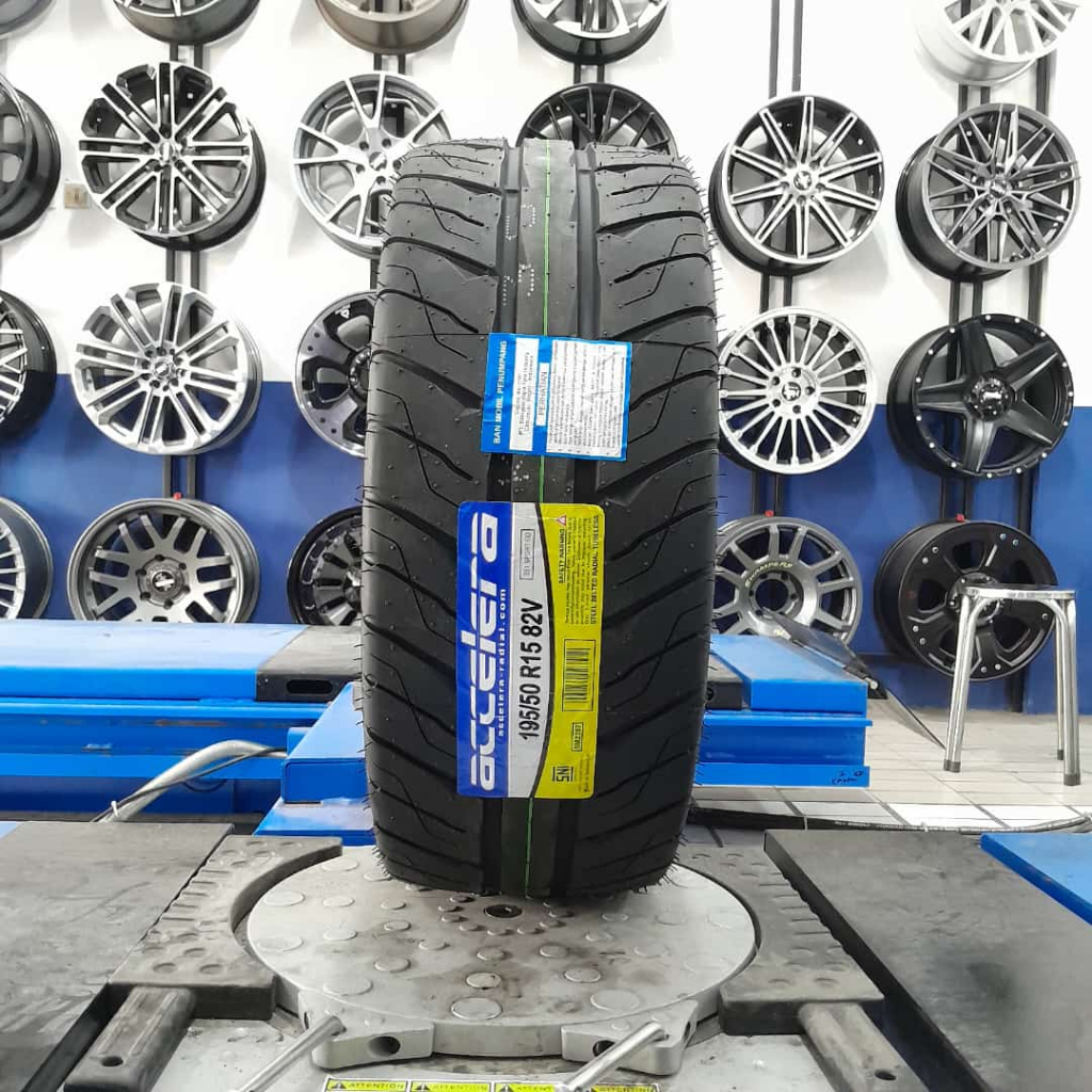 BAN MOBIL BALAP SEMI SLICK RING 15 ACCELERA 351 SPORT GD 195 50 R15 BAN SEMI SLICK PRODUKSI LOKAL