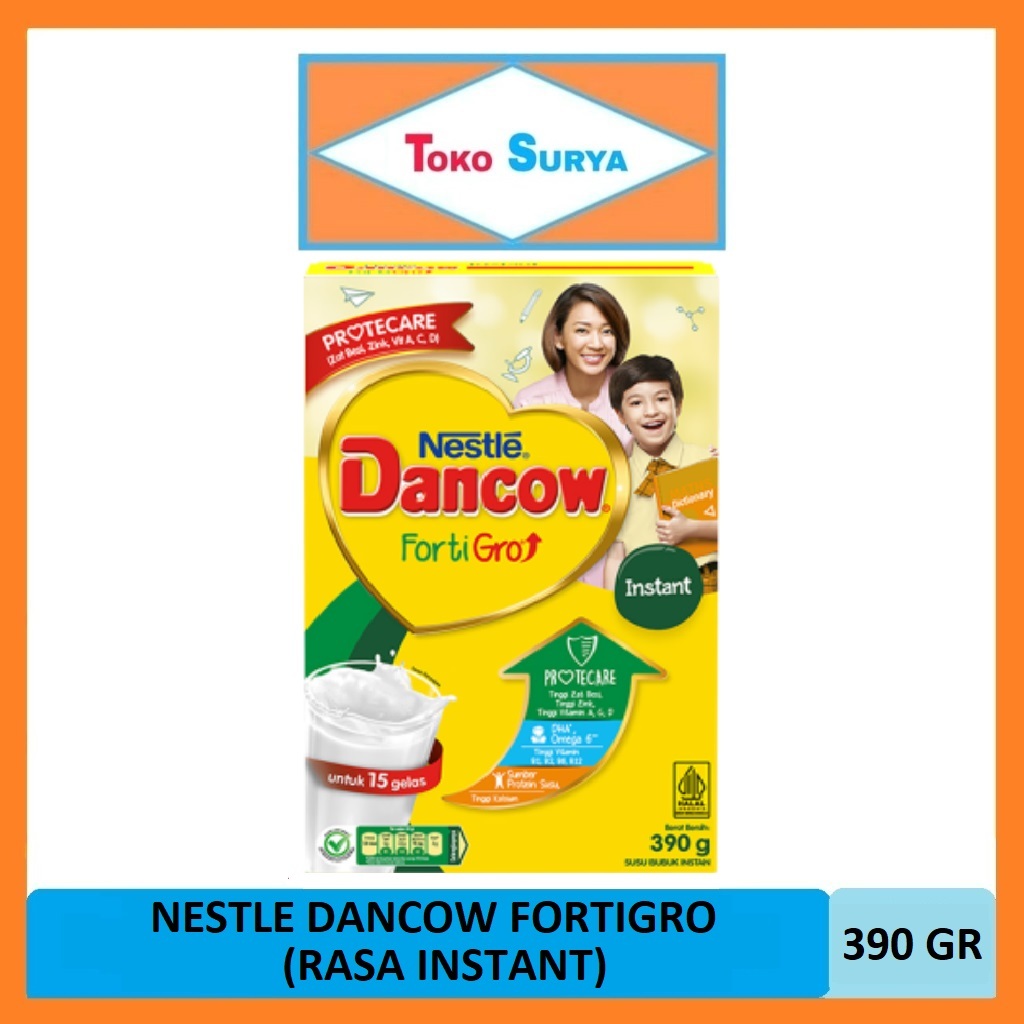 

Nestle Dancow Fortigro Susu Anak 6-12 Tahun Rasa Instant 390 Gr