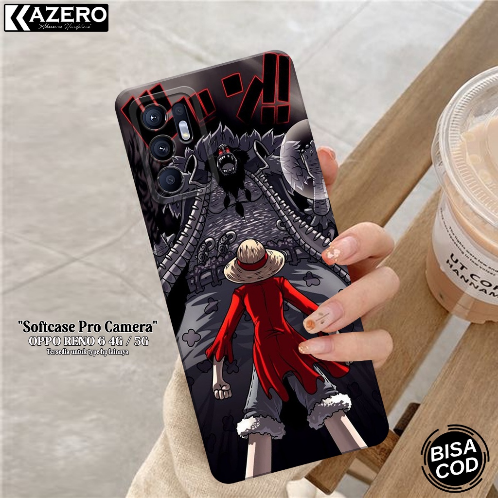 Kesing OPPO RENO 6 4G / 5G Fashion Case Anime Softcase OPPO RENO 6 4G / 5G Silikon Pro Camera Casing