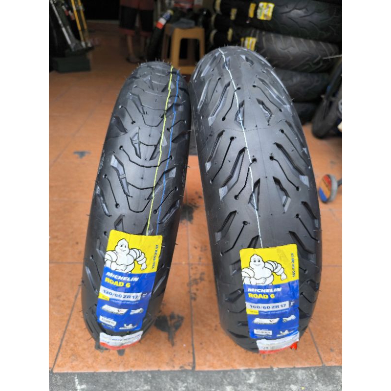 ban michelin road 6 120 60 160 60 17 impor tubles new