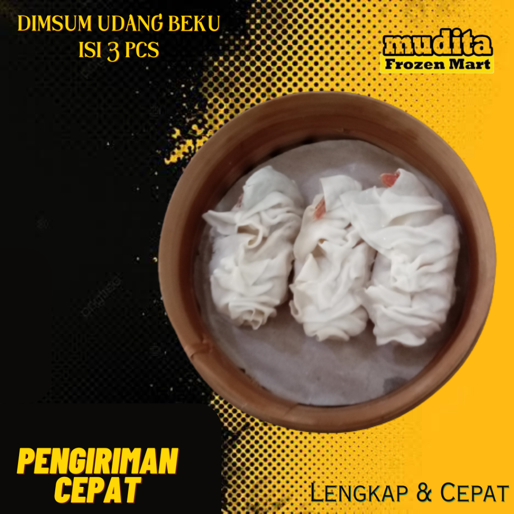 

Dimsum Udang Beku Porsi isi 3 Pcs.