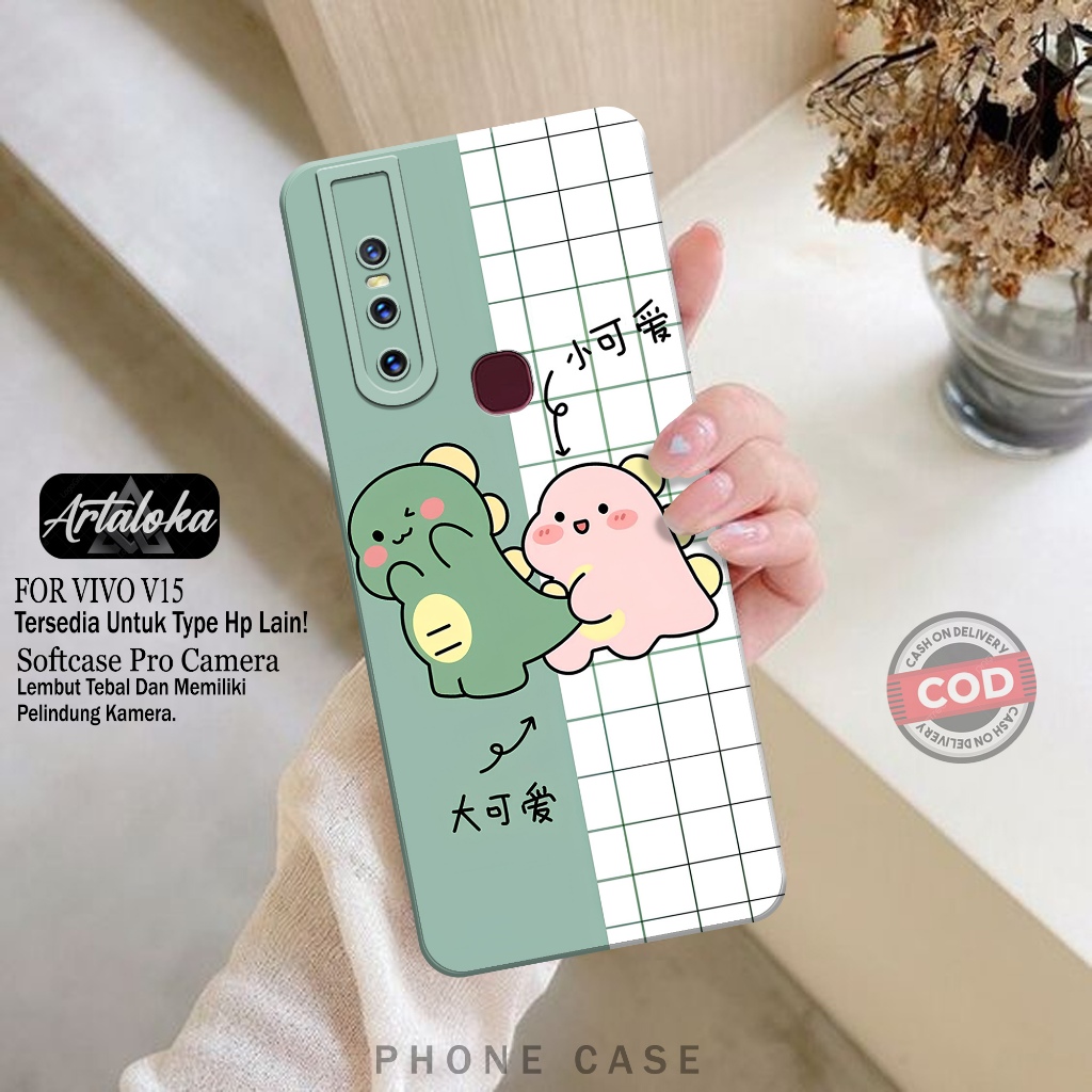 Softcase Hp VIVO V15 Fashion Case Kartun Case VIVO V15 Silikon TPU Pro Camera Casing VIVO V15 Cover 