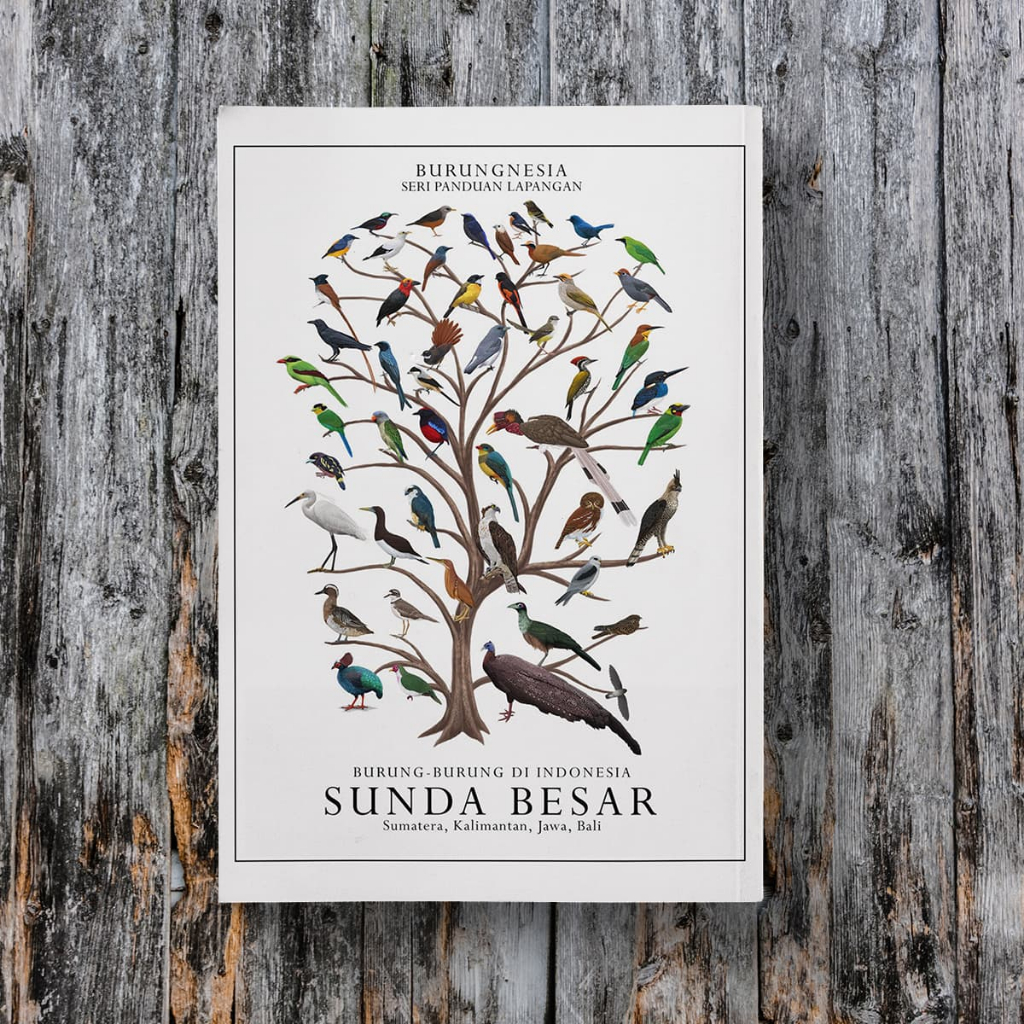 Birdpacker merch | Buku Panduan Identifikasi Burung Sumatra, Kalimantan, Jawa & Bali | Edisi revisi 