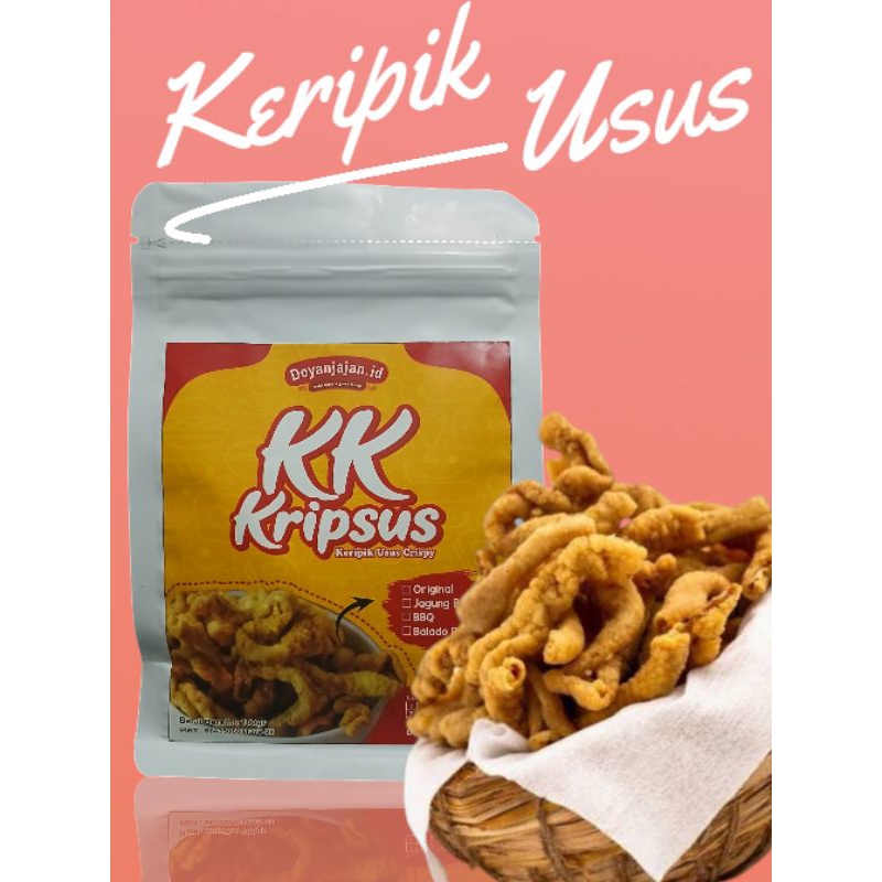 

Keripik usus crispy rasa jagung bakar 100gr