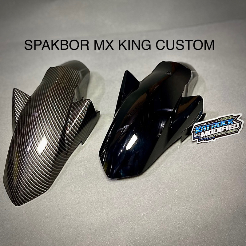 SPAKBOR DEPAN MX KING MALAYSIA STYLE CUSTOM CARBON POLOS SPAKBOR MX KING V1 &V2 CUSTOM MAGIC BOY MUD